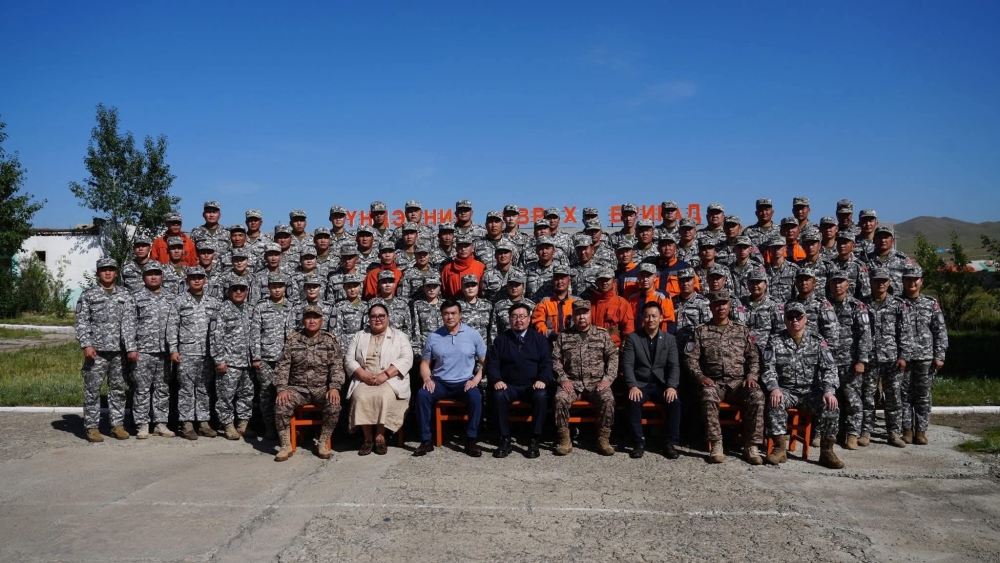 Open book in library with bookshelves